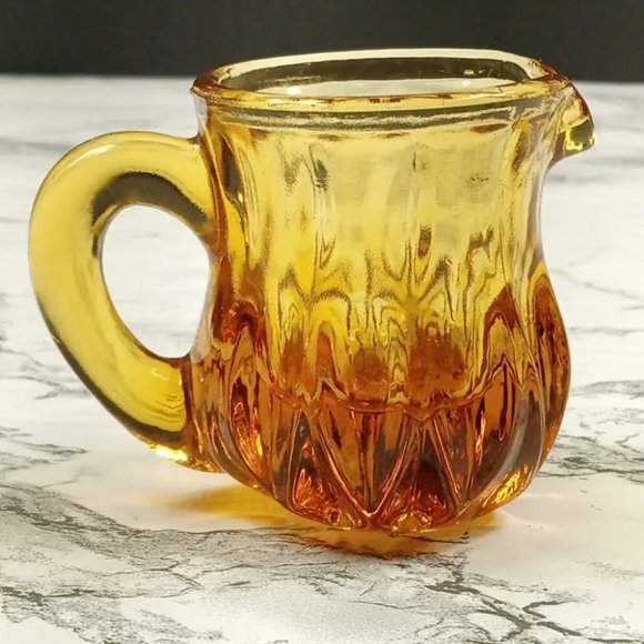 Degenhart Glass Mini Pitcher Trinket Paperweight Toothpick Vtg - Picture 7 of 7